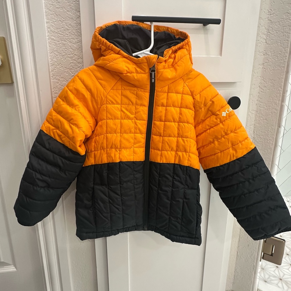 Columbia Two-Tone Orange and Black Jacket